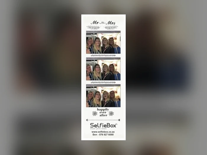 KZN Wedding Expo SelfieBox photo booth strip in Durban