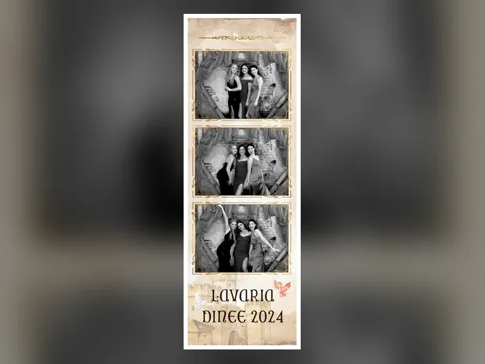 Lavaria Hostel Dine with our Tuxedo photo booth
