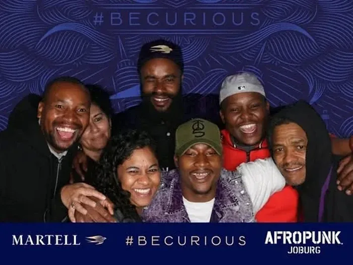 Martell AFROPUNK Joburg branded photo booth by SelfieBox at Constitution Hill