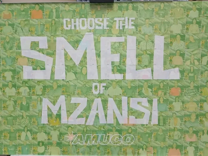 Customised Mosaic Wall for Amuco at Gateway Theatre of Shopping in Durban KwaZulu-Natal
