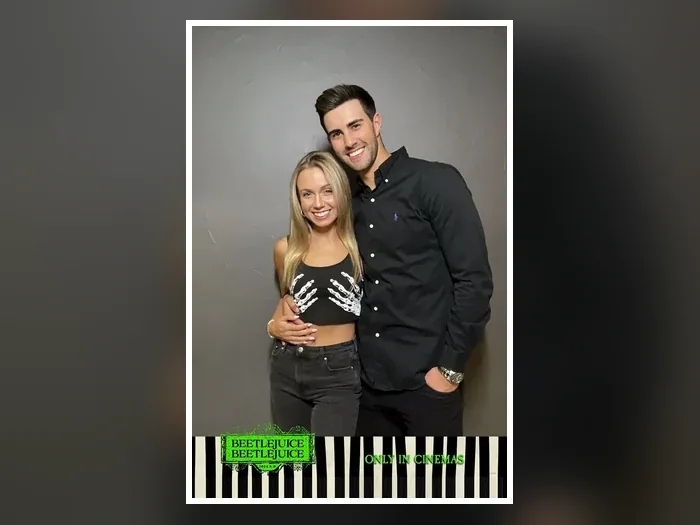 Our Halobox photo booth at the Beetlejuice movie premier!
