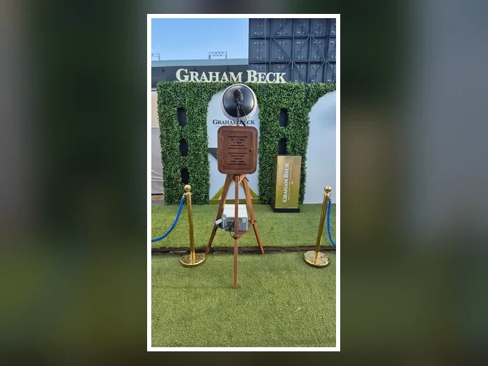 RetroBox setup for Graham Beck and Steenberg at the HollywoodBets Durban July in KwaZulu-Natal