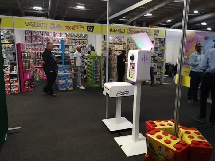 ToyZone KidsCon Nano photo booth setup by SelfieBox at Gallagher Convention Centre in Midrand