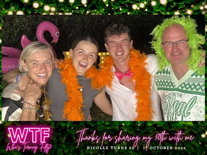 Who’s turning 50 with our Halobox photobooth!