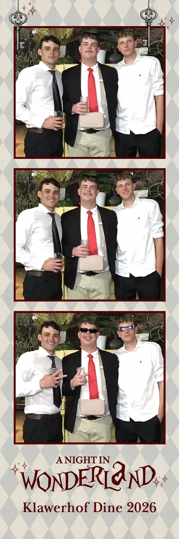 Tuxedo photo booth for the Klawerhof residence dine at NWU Potchefstroom