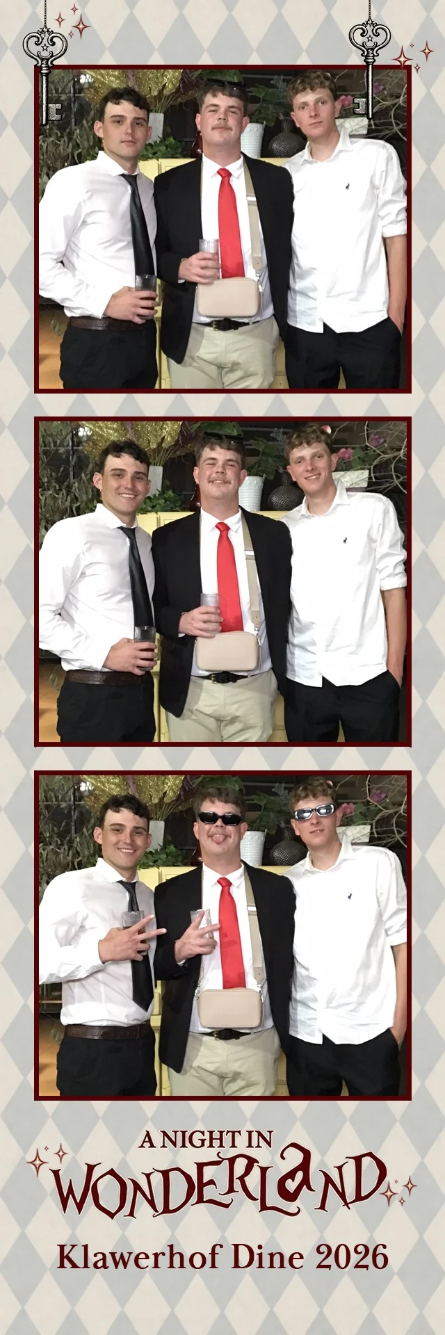 Tuxedo photo booth for the Klawerhof residence dine at NWU Potchefstroom