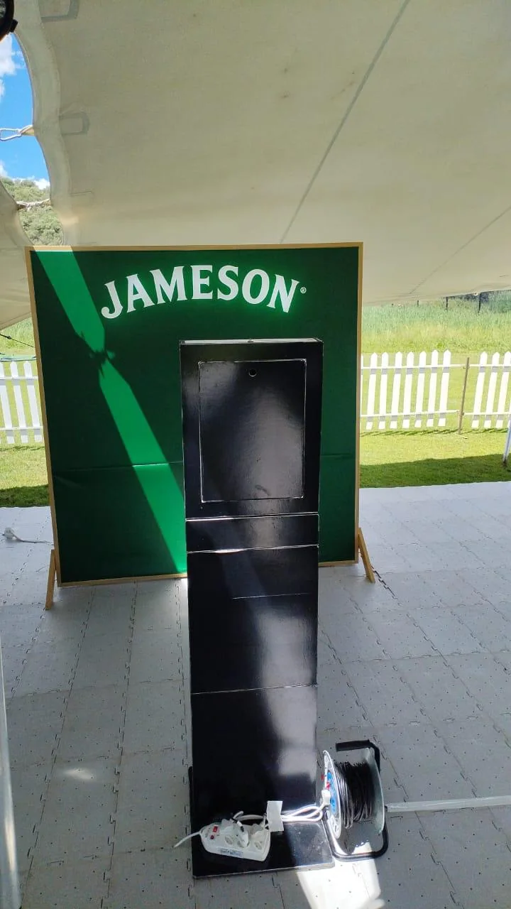 Tuxedo photobooth for Jameson Activation in North West Province
