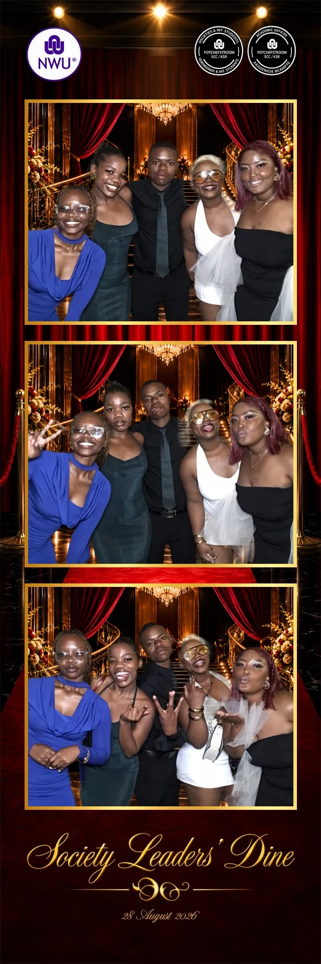 Tuxedo photo booth for the SSC of NWU Potchefstroom Campus at Snowflake in Potchefstroom North West