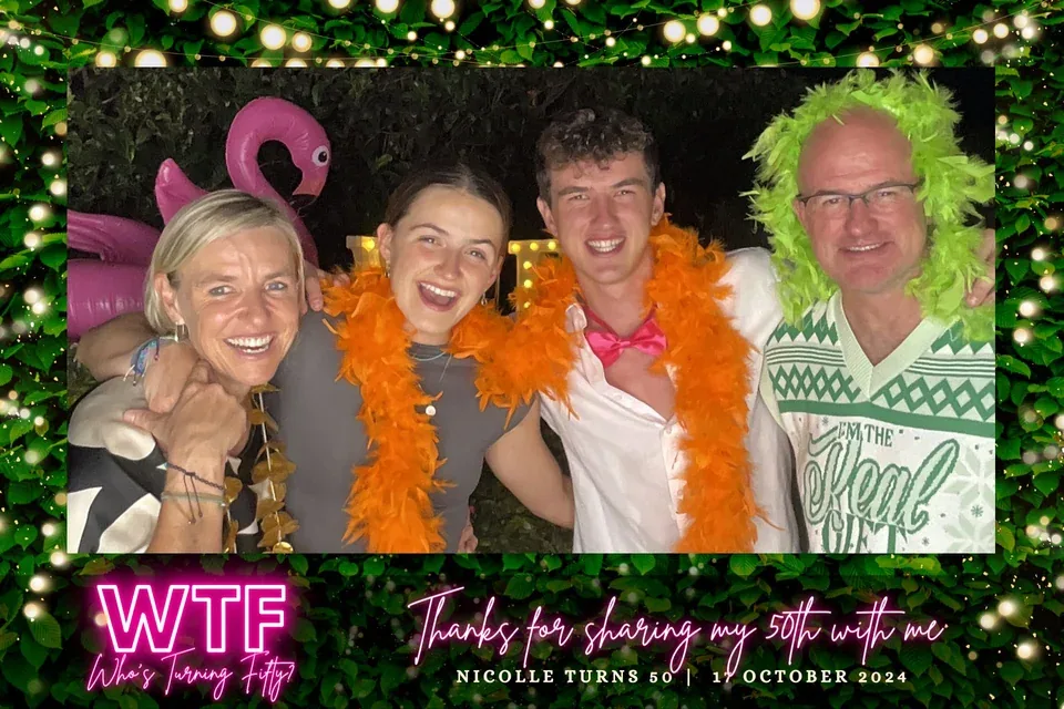 Who’s turning 50 with our Halobox photobooth!