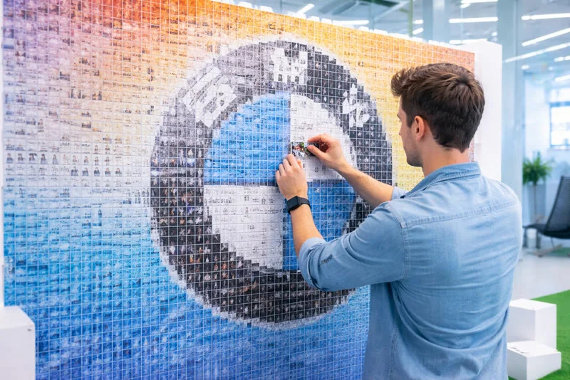 Mosaic — Mosaic wall