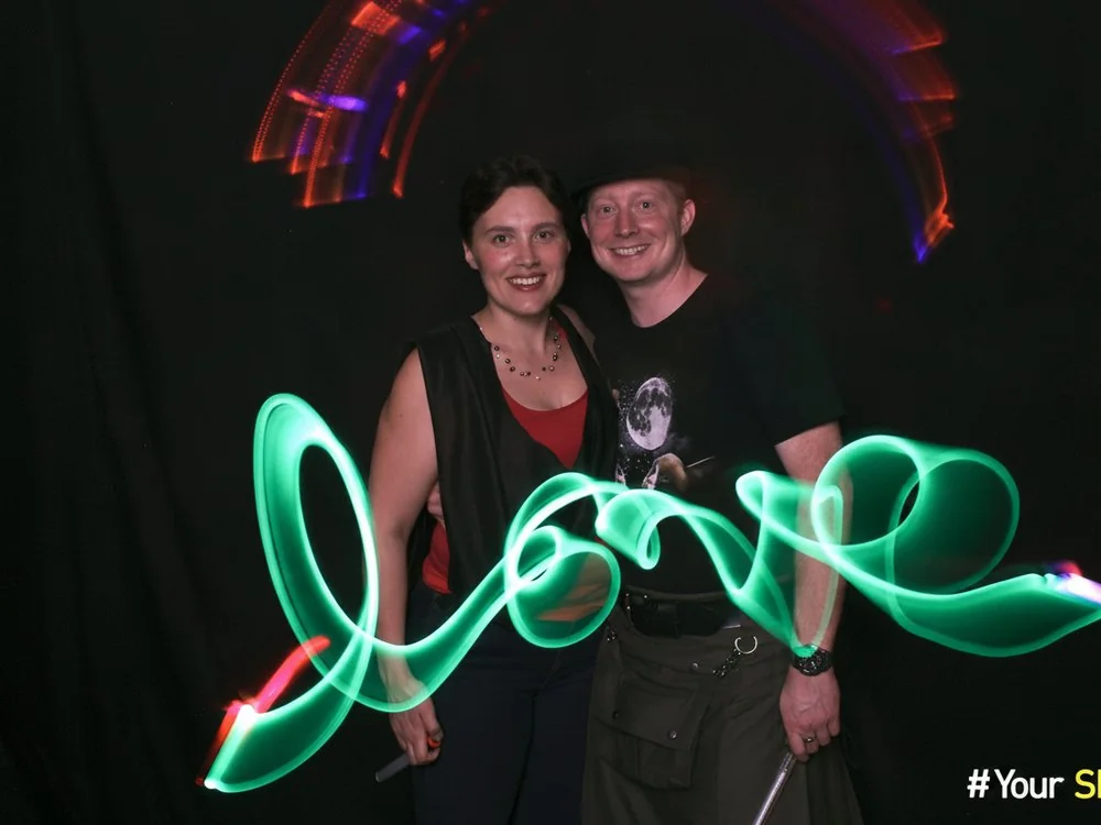 Light painting - love